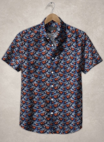 Bloom Cupro Shirt - Half Sleeves