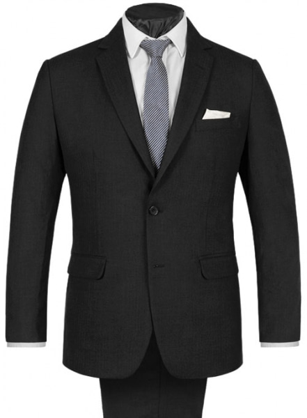 Signature Black Pure Wool Suit