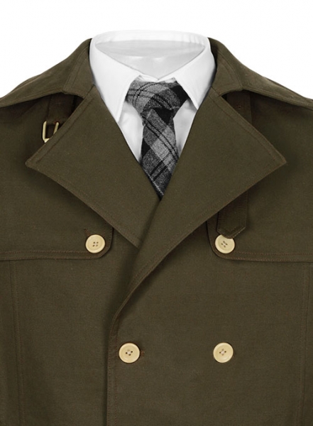 Dark Olive Stretch Chino Ranger Sports Coat