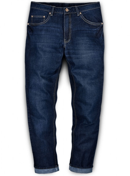 Travellers Blue Hard Wash Whisker Jeans