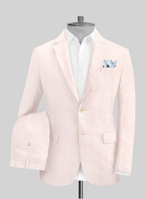 Roman Light Pink Linen Suit