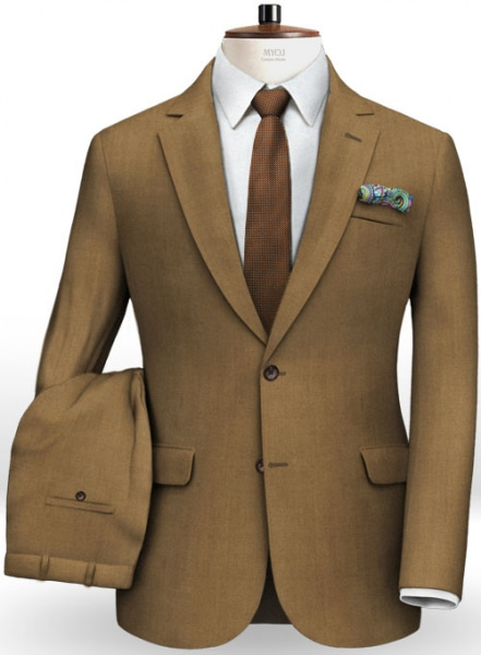 Italian Tan Wool Suit