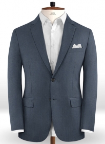 Scabal Blue Twill Wool Jacket