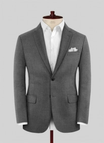 Napolean Gray Birdseye Wool Jacket