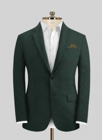 Martini Green Pure Linen Jacket