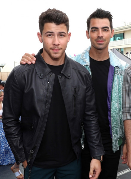Nick Jonas Leather Jacket #1