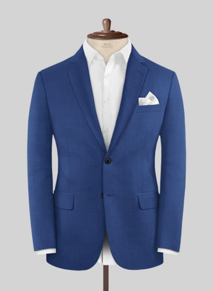 Scabal Egyptian Blue Wool Suit