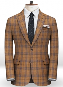 Turin Rust Feather Tweed Jacket