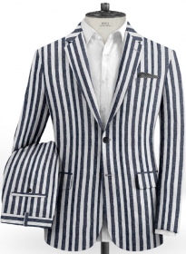 Caccioppoli Seersucker Pierre Suit