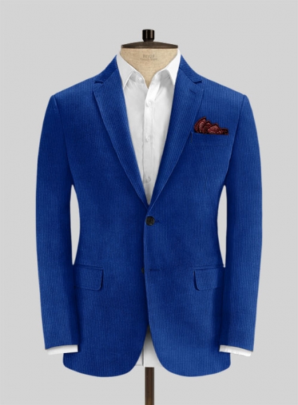 Bright Blue Corduroy Jacket