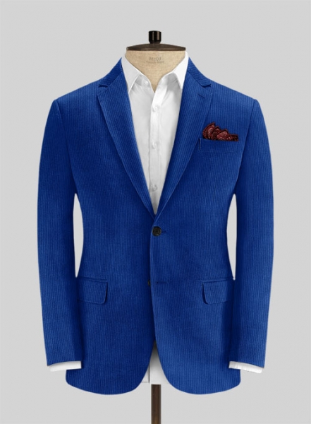 Bright Blue Corduroy Jacket