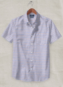 S.I.C. Tess. Italian Cotton Linen Teirri Shirt - Half Sleeves