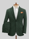 Bottle Green Herringbone Tweed Suit