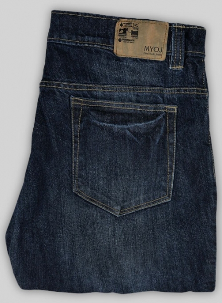 Eddie Blue Hard Wash Whisker Jeans : Made To Measure Custom Jeans For ...
