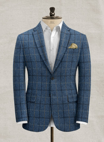 Harris Tweed Gordon Blue Jacket