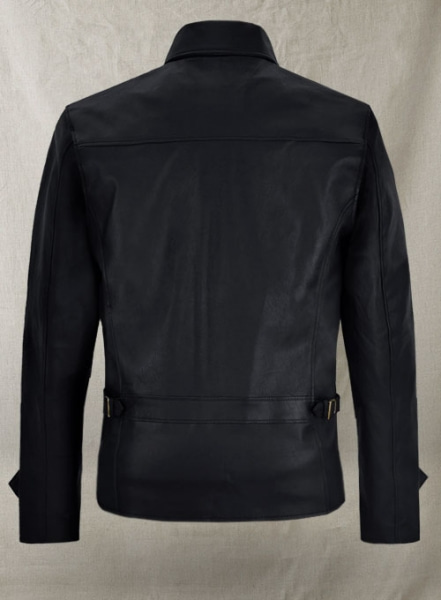 Dark Blue Stretch Tom Cruise Premier Leather Jacket