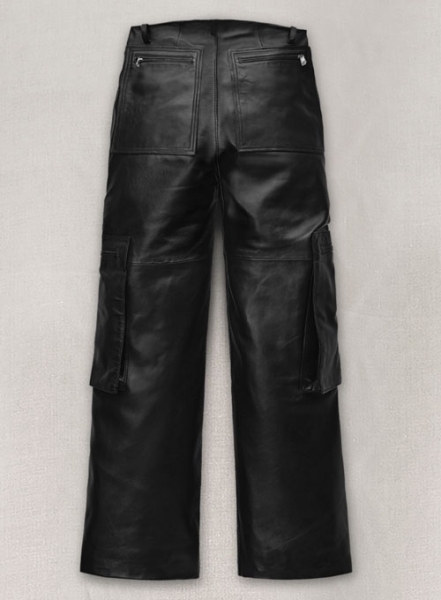 Urban Explorer Leather Cargo Pants