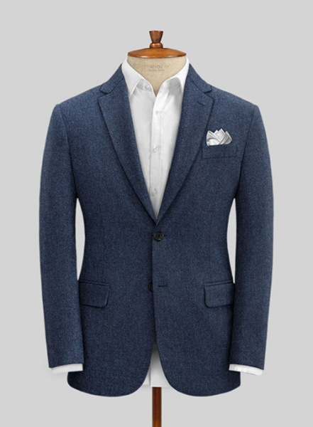 Empire Blue Tweed Suit