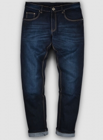 Titus Blue Hard Wash Whisker Stretch Jeans