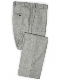 Harris Tweed Wide Herringbone Gray Pants