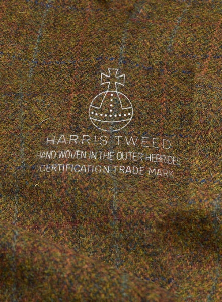 Harris Tweed Highland Rust Pea Coat