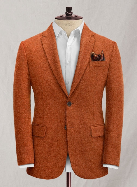 Harris Tweed Spring Orange Jacket