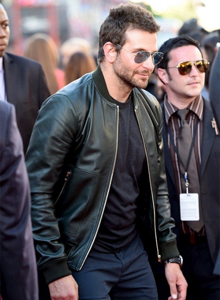 Bradley Cooper Leather Jacket # 1