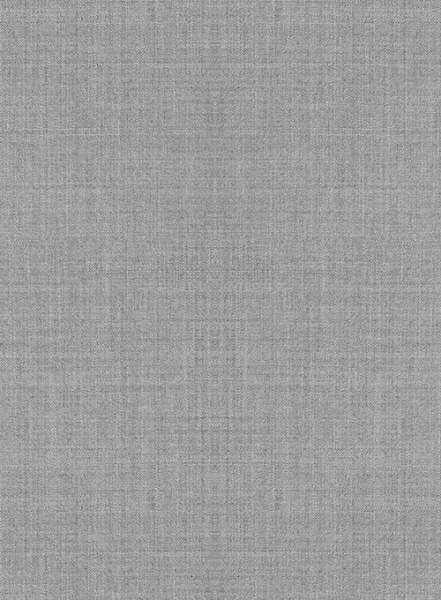 Napolean Worsted Light Gray Wool Suit