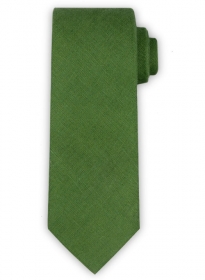 Linen Tie - Pure Zod Green