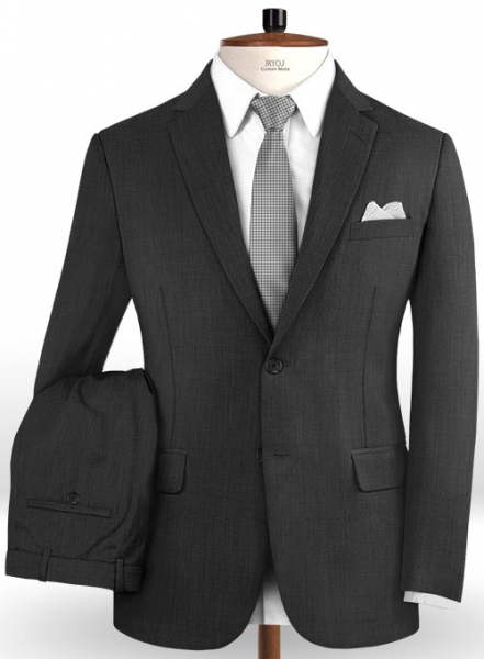 Napolean Gino Dark Gray Wool Suit