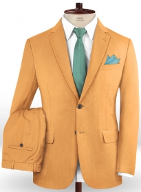 Scabal Burnt Orange Wool Suit