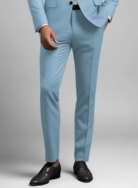 Napolean Taj Blue Wool Tuxedo Suit