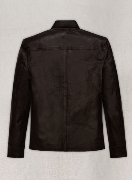 Leather Shirt Jacket #129