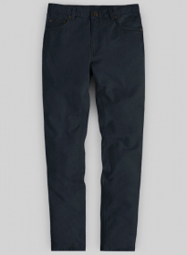 Stretch Summer Navy Blue Chino Jeans