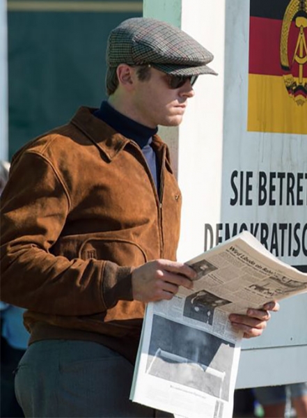 Armie Hammer Man From Uncle Leather Jacket