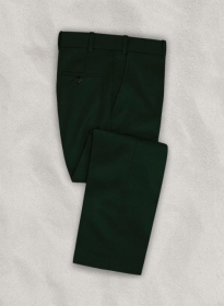 Italian Jazz Green Cotton Stretch Pants