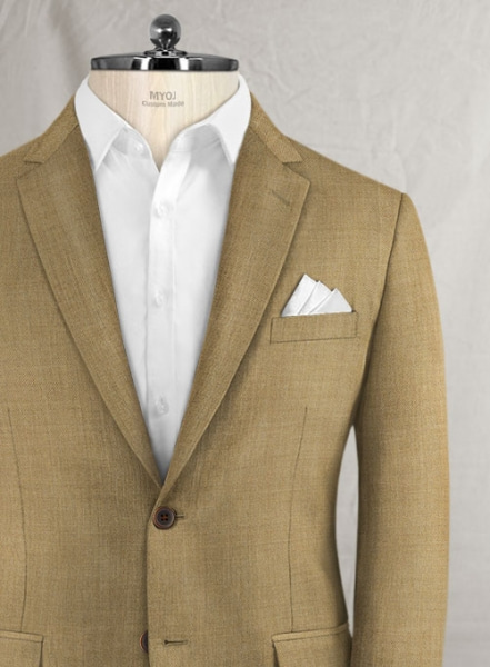 Reda Worsted Khaki Wool Suit