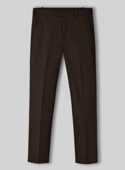 Caffe Brown Stretch Chino Pants