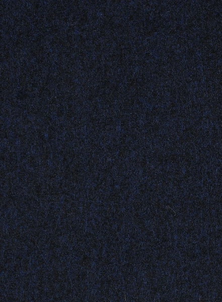 Light Weight Melange Dark Blue Tweed Pea Coat