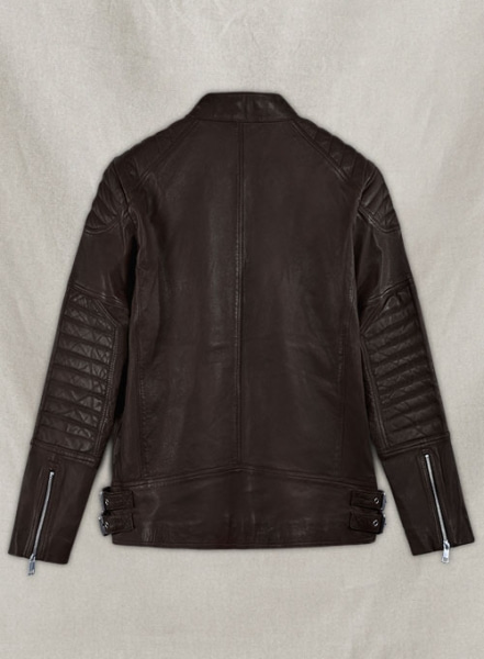 Shotgun Brown Moto Leather Jacket