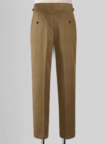 Dark Khaki Chino Gurkha Trousers