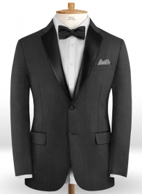 Napolean Gino Dark Gray Wool Tuxedo Jacket