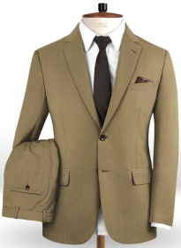 Reda Dark Beige Pure Wool Suit