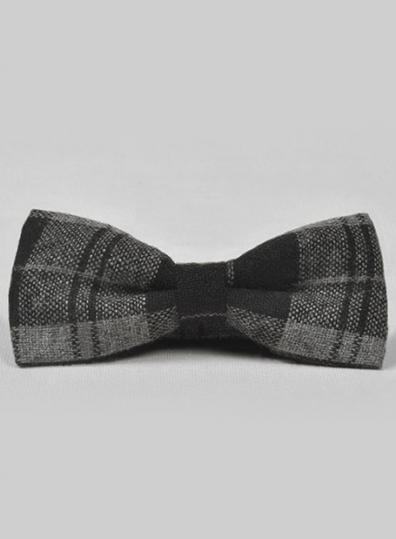 Tweed Bow - Black Scot Tweed