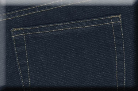 Coated Denim Jeans - Hard Wash