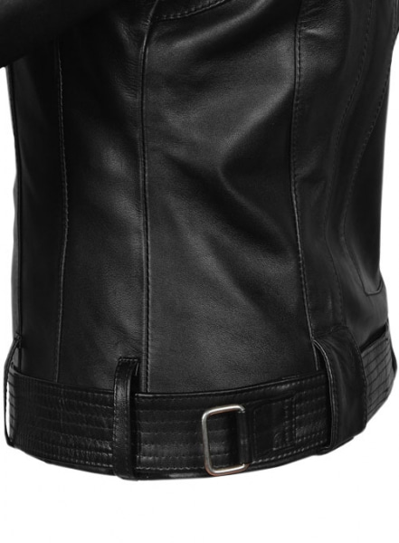 Thick Black Rachel G I Joe The Rise of Cobra Leather Jacket