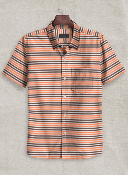 Italian Cotton Terazi Shirt - Half Sleeves