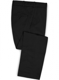 Black Peach Finish Chino Pants