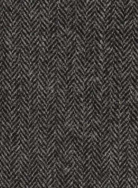 330 Harris Tweed® 5 Pocket - GreyXBlack Herringbone