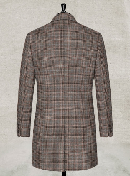 Tadeo Checks Tweed Overcoat